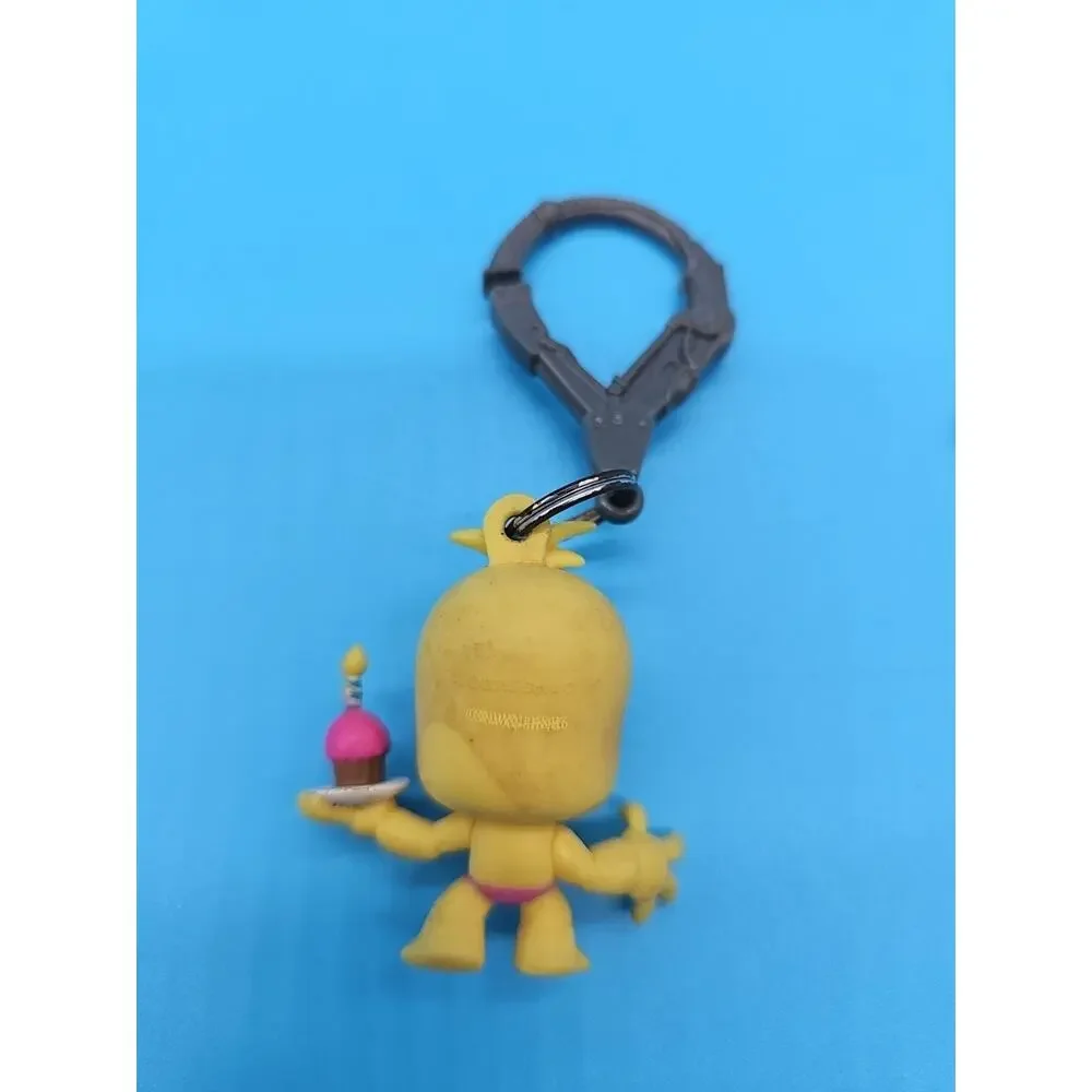 FNAF Toy Chica Keychain Clip Figure 2015 Five Nights at Freddy’s Backpack Hanger